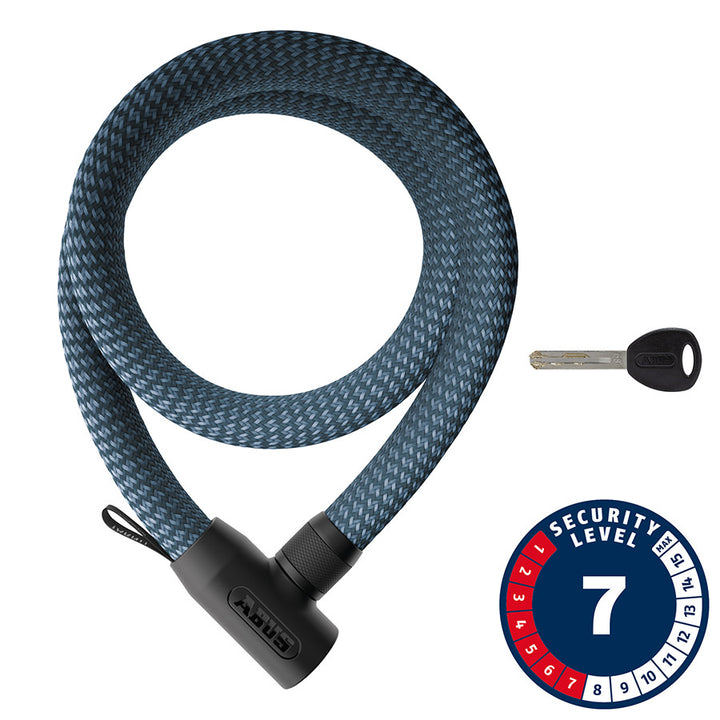 Abus, Yarnit 4004K, Chain Lock, Key, 24mm, 110cm, 43.3&