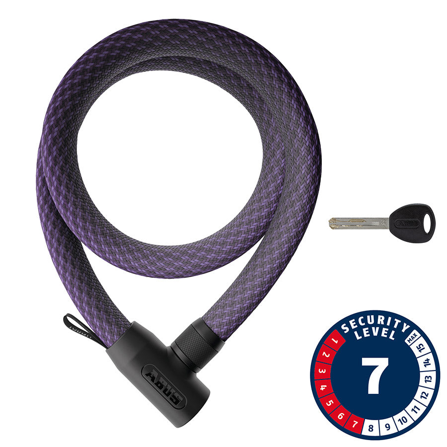 Abus, Yarnit 4004K, Chain Lock, Key, 24mm, 110cm, 43.3&