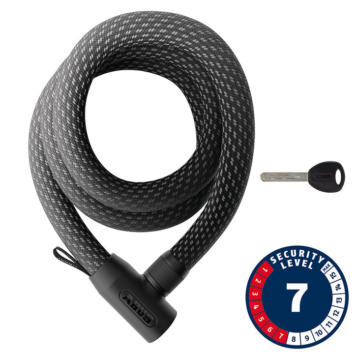 Abus, Yarnit 4004K, Chain Lock, Key, 24mm, 110cm, 43.3&