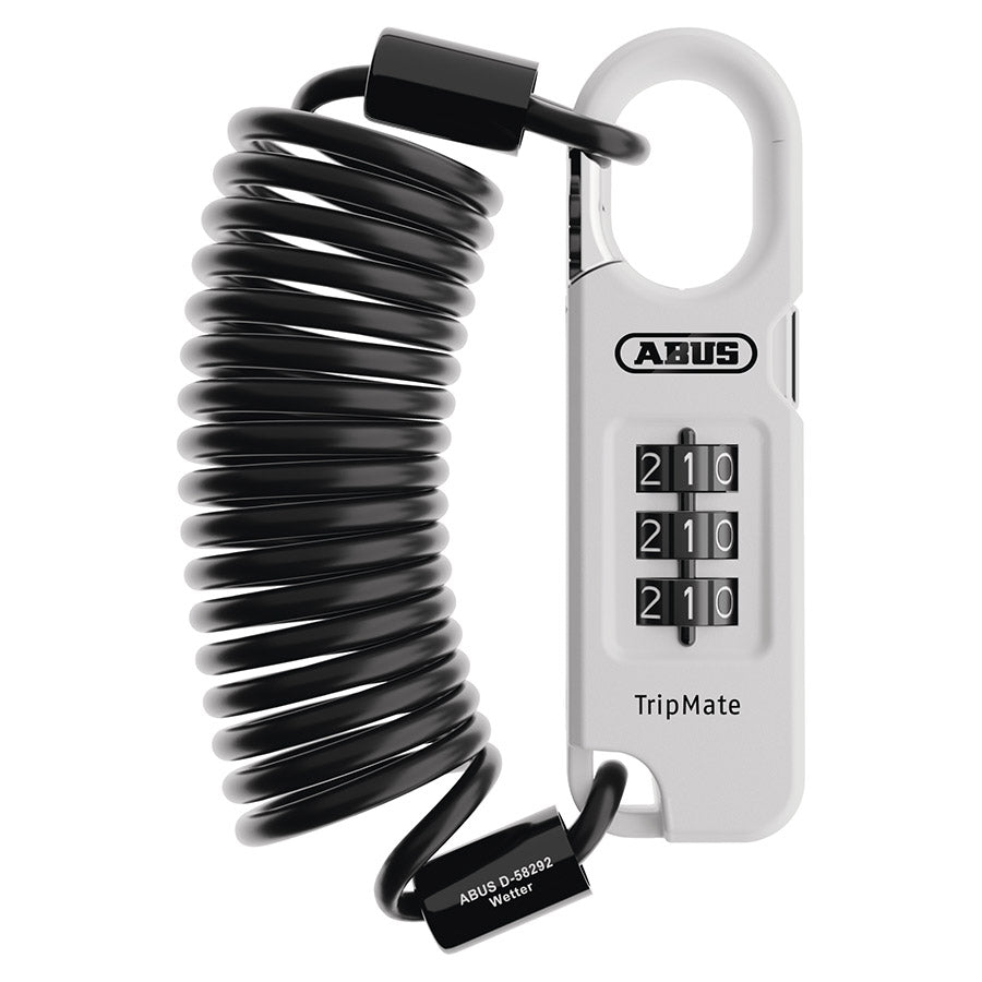 Abus, Combiflex TripMate 180, Cable lock, Combination, 5mm, 180cm, 5.9', Black