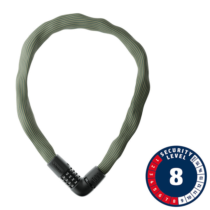Abus, IVERA 7210C, Chain Lock, Combination, 7mm, 110cm, 43.3&