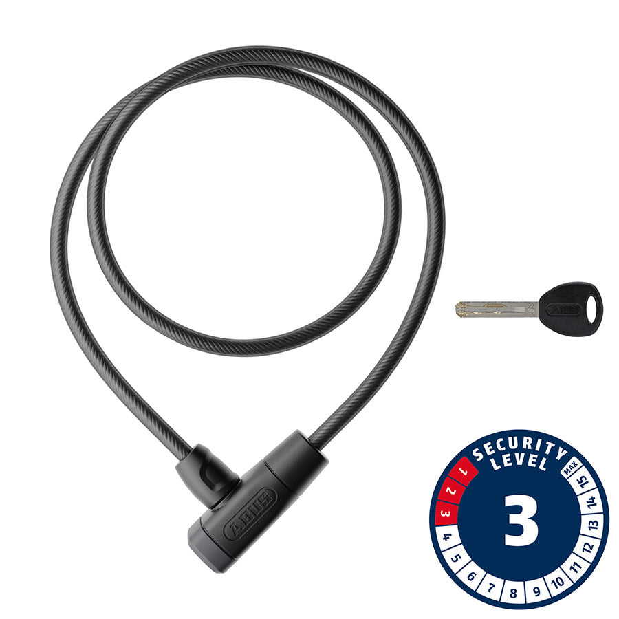 Abus, Cavo 3410K, Cable lock, Key, 10mm, 85cm, 2.8&