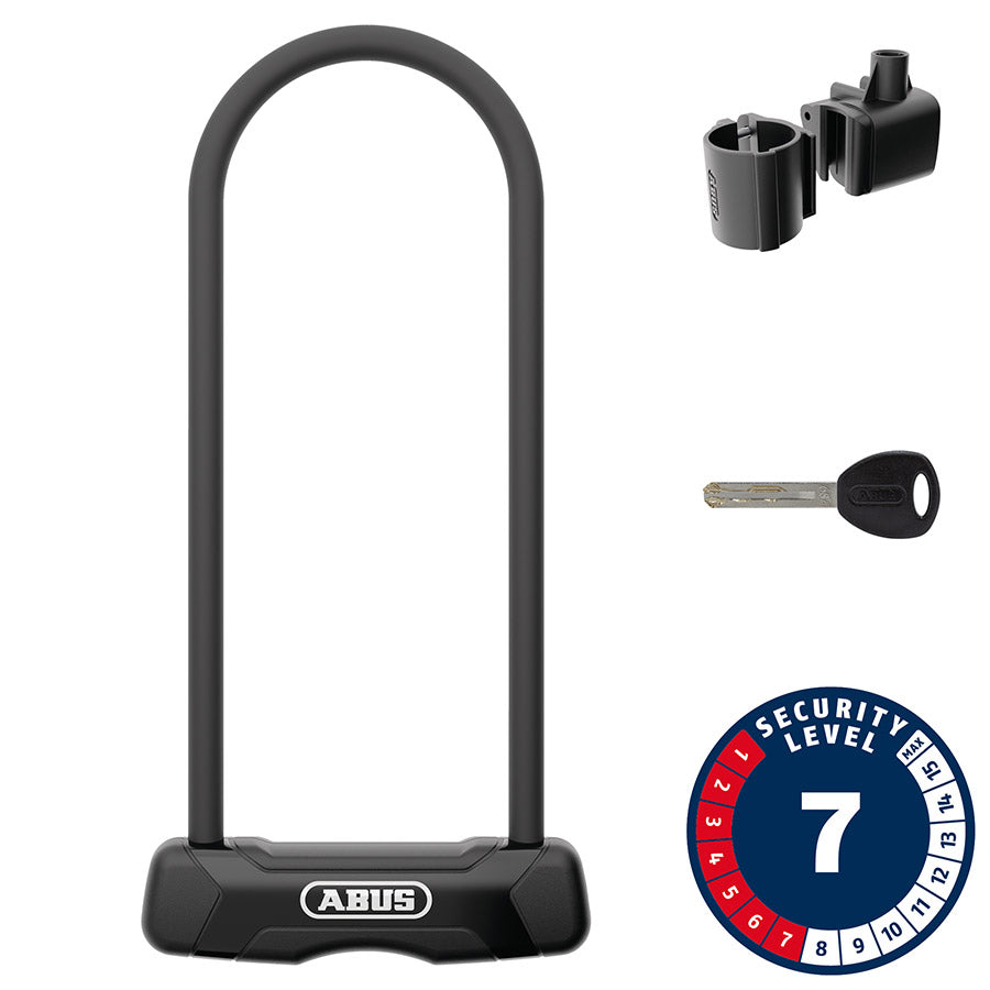 Abus, Facilo 320K, U-Lock, Key, 109x230mm, 4.3''x9'', Thickness in mm: 12mm, Black