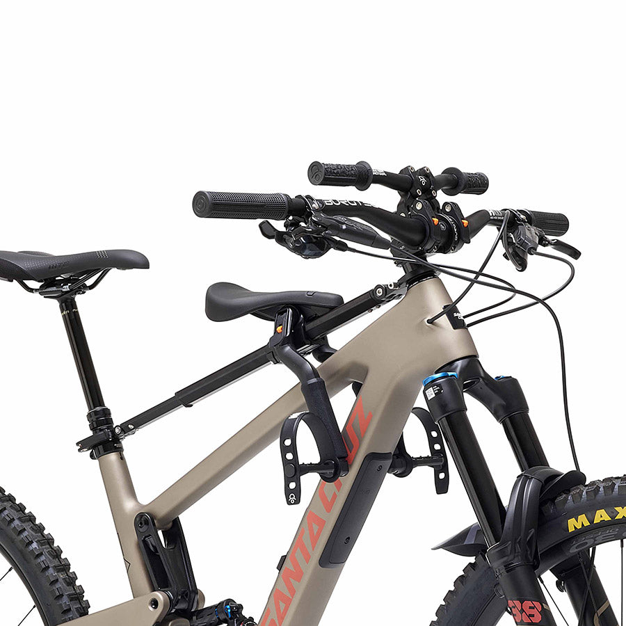 Kids Ride Shotgun, Pro MTB Seat Combo Box, Baby Seat, Seat &amp; Handlebar Combo, Black