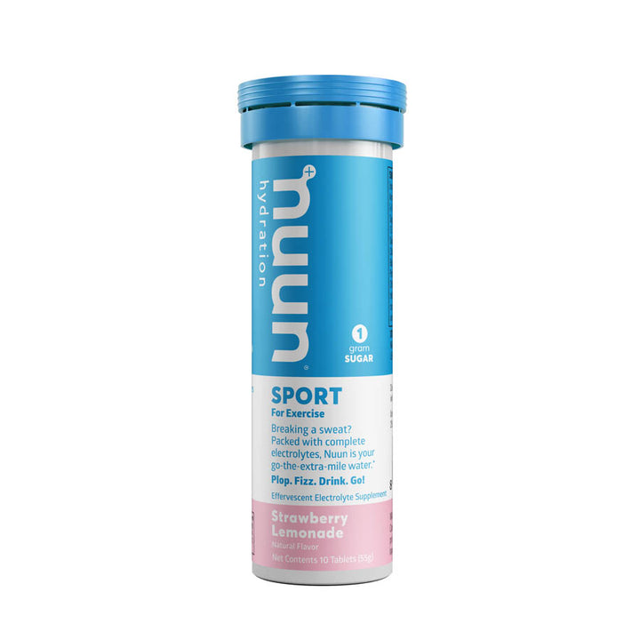 Nuun, Sport, Drink Mix, Strawberry Lemonade, Box of 8, 10 servings