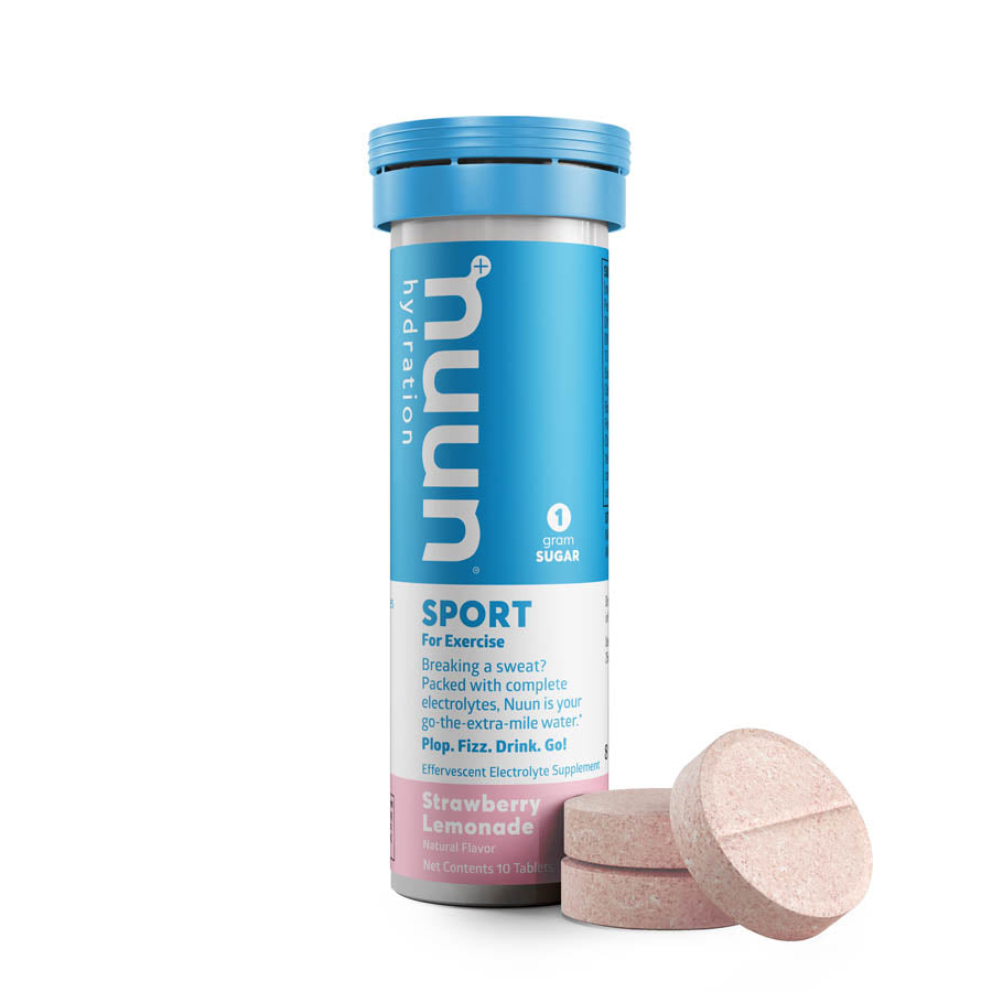 Nuun, Sport, Drink Mix, Strawberry Lemonade, Box of 8, 10 servings