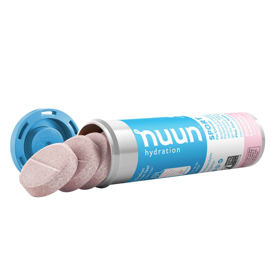 Nuun, Sport, Drink Mix, Strawberry Lemonade, Box of 8, 10 servings