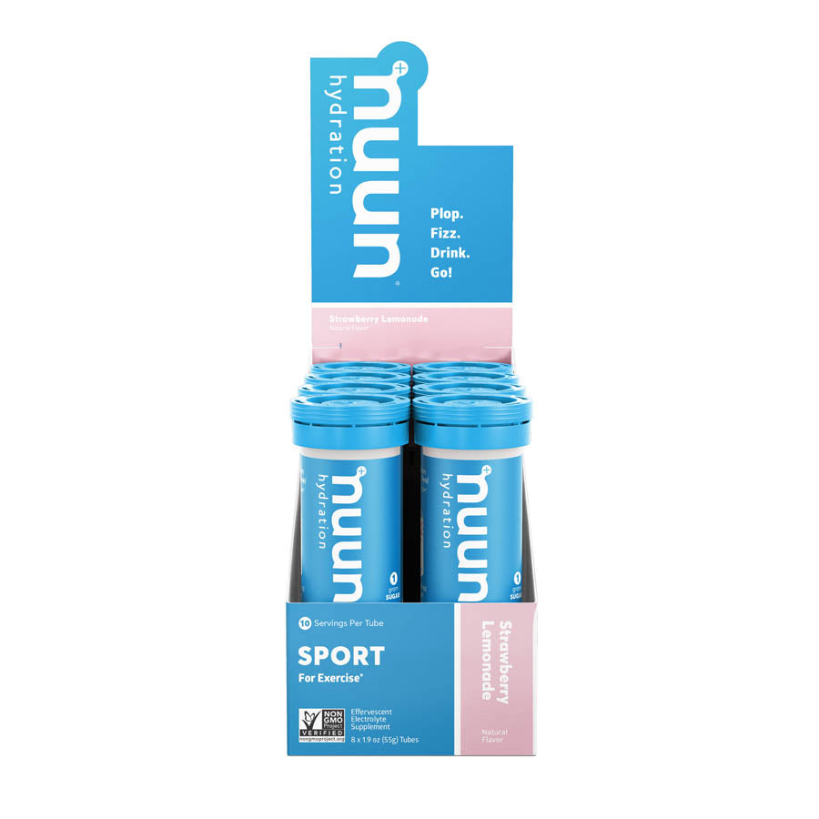 Nuun, Sport, Drink Mix, Strawberry Lemonade, Box of 8, 10 servings