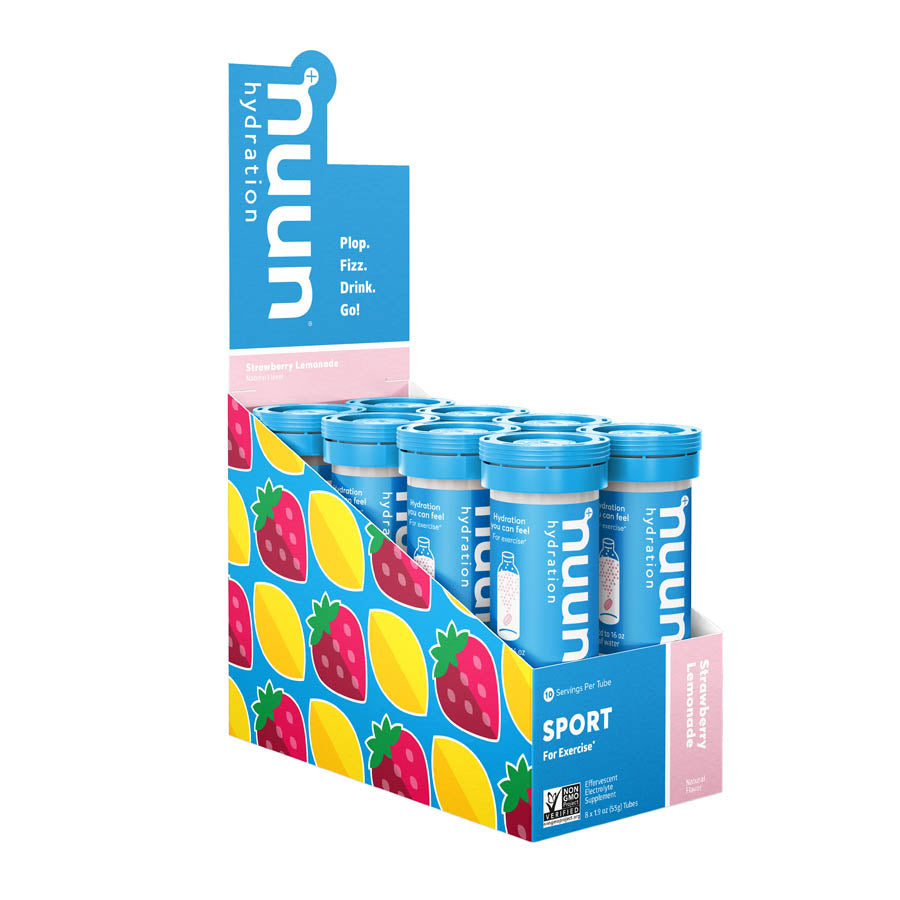 Nuun, Sport, Drink Mix, Strawberry Lemonade, Box of 8, 10 servings