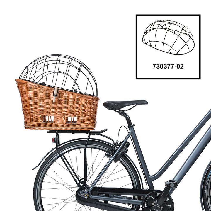 Basil - Pasja Dog Basket Rear Wicker